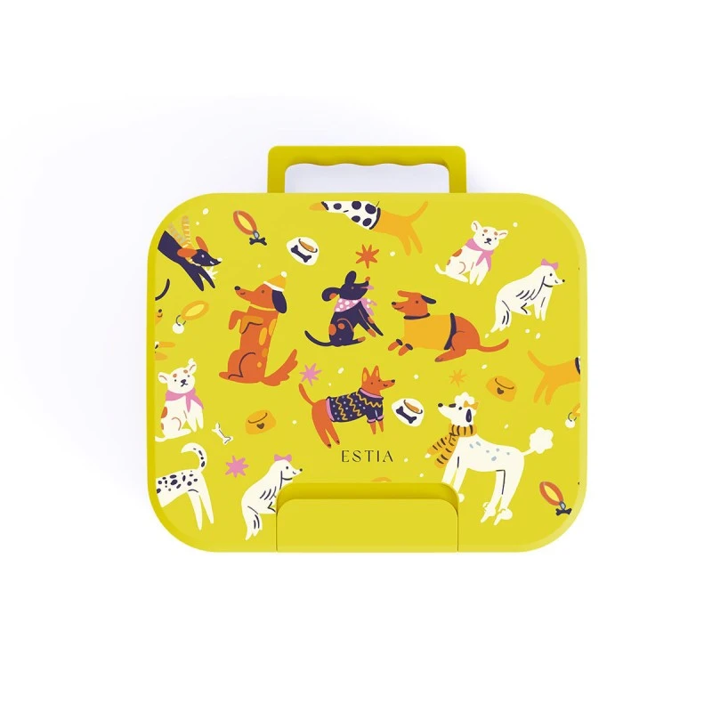 KIDS LUNCH BOX SAVE THE AEGEAN 750ml WITH 3 STAINLESS STEEL REMOVABLE COMPARTMENTS PET PARTY