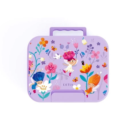 KIDS LUNCH BOX SAVE THE AEGEAN 750ml WITH 3 STAINLESS STEEL REMOVABLE COMPARTMENTS FAIRY TALES