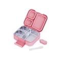 KIDS LUNCH BOX SAVE THE AEGEAN 750ml WITH 3 STAINLESS STEEL REMOVABLE COMPARTMENTS RAINBOW DREAMS