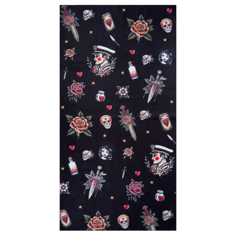 ESTIA ΠΕΤΣΕΤΑ ΘΑΛΑΣΣΗΣ MICROFIBER ΜΕ ΤΣΑΝΤΑΚΙ OLD SCHOOL