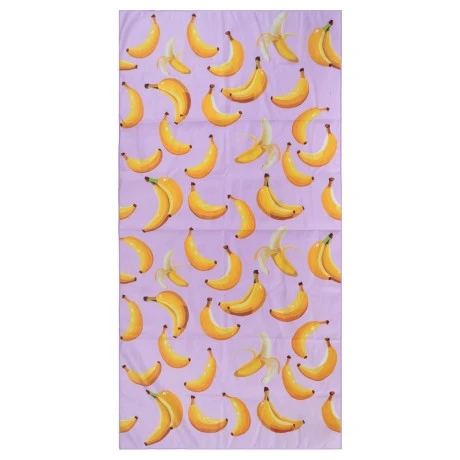 ESTIA ΠΕΤΣΕΤΑ ΘΑΛΑΣΣΗΣ MICROFIBER ΜΕ ΤΣΑΝΤΑΚΙ BANANA MOOD