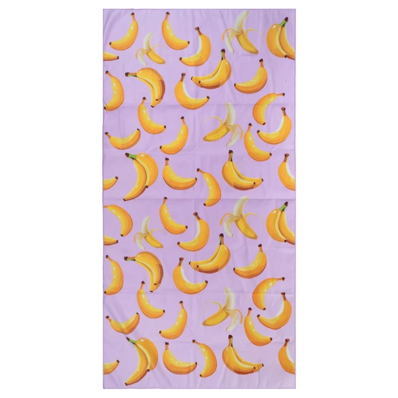 ESTIA ΠΕΤΣΕΤΑ ΘΑΛΑΣΣΗΣ MICROFIBER ΜΕ ΤΣΑΝΤΑΚΙ BANANA MOOD