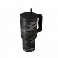INSULATED STRAW TUMBLER XL SAVE THE AEGEAN 900ml DARK CAMO