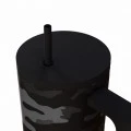 INSULATED STRAW TUMBLER XL SAVE THE AEGEAN 900ml DARK CAMO