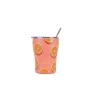 INSULATED COFFEE MUG SAVE THE AEGEAN 350ml ORANGE POP