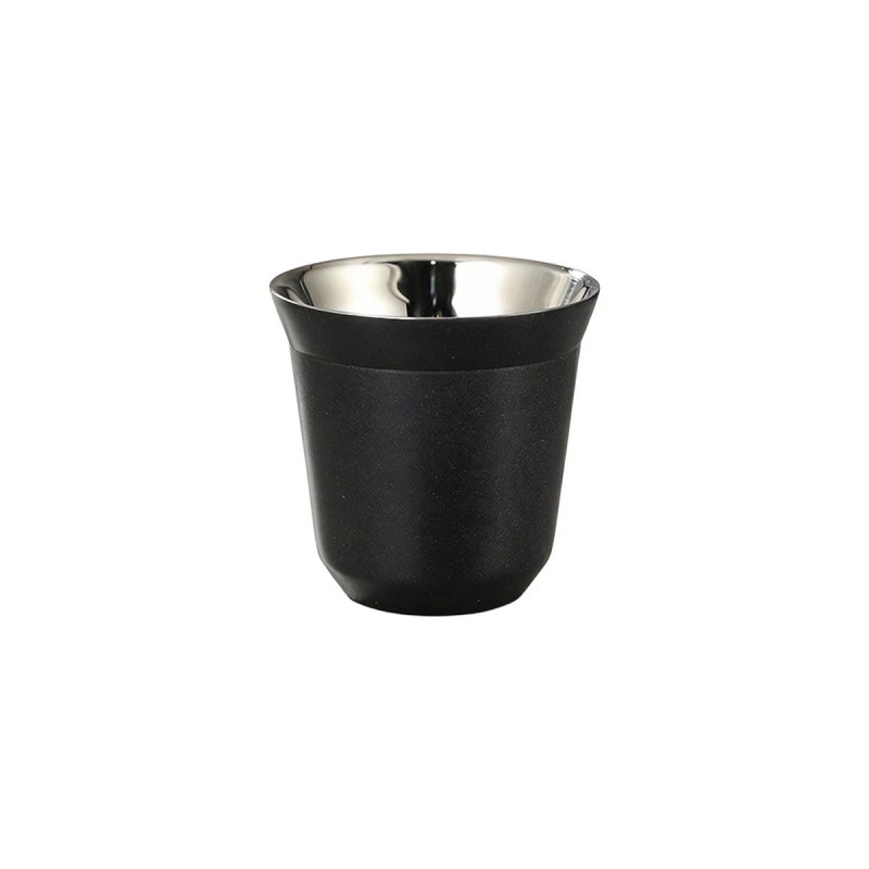 CUP CAMPO DOUBLE WALL STAINLESS STEEL 80ml BLACK