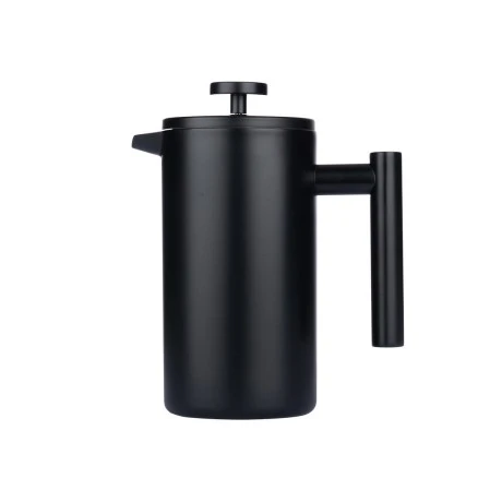 FRENCH PRESSO WITH HANDLE STAINLESS STEEL 700ml BLACK