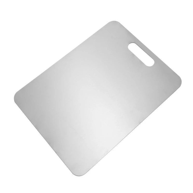 ESTIA ΕΠΙΦΑΝΕΙΑ ΚΟΠΗΣ INOX ΜΕ ΛΑΒΗ 28x39cm