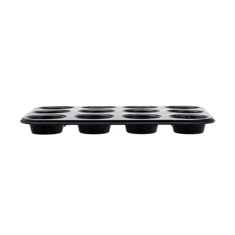 MUFFIN PAN STONE CARBON STEEL 36x27x3cm 12 CUPS