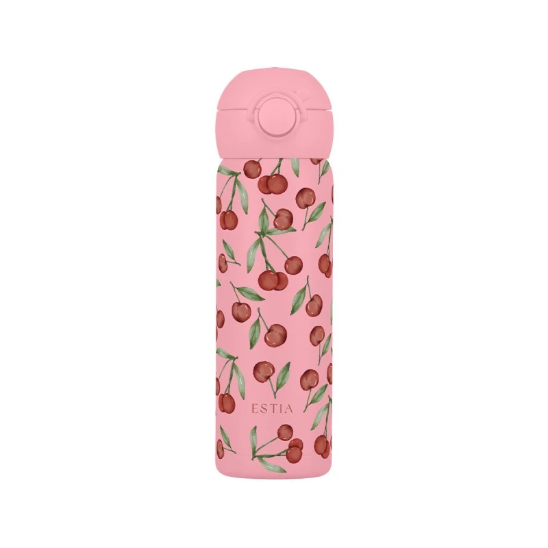 ESTIA ΘΕΡΜΟΣ ΠΑΙΔΙΚΟ HANDY BOTTLE SAVE THE AEGEAN 470ml CHERRY ROSE