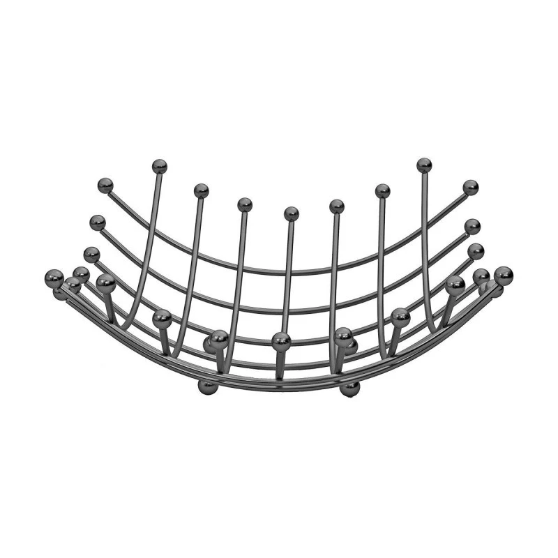 FRUIT BOWL ELEGANT NICKEL BLACK ZINC ALLOY