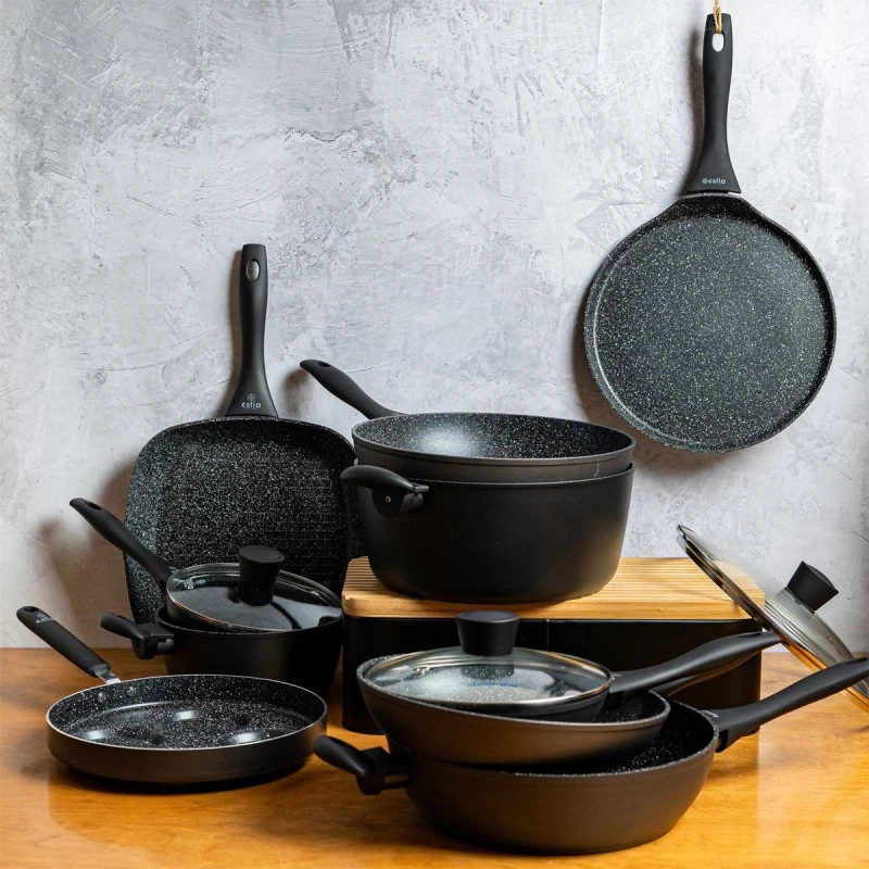SHALLOW CASSEROLE MAGMA NON-STICK FORGED ALUMINUM 28cm 4lt