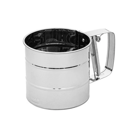 SIEVE STAINLESS STEEL 15.5x10cm WITH MECHANISM