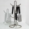 MUG RACK NICKEL ZINC ALLOY 6 HOOKS