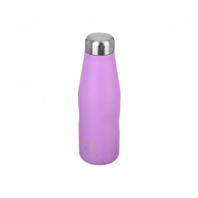 INSULATED BOTTLE TRAVEL FLASK SAVE THE AEGEAN 500ml LAVENDER PURPLE