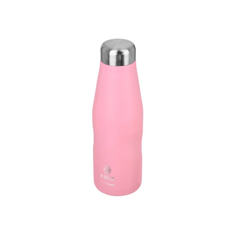 INSULATED BOTTLE TRAVEL FLASK SAVE THE AEGEAN 500ml BLOSSOM ROSE