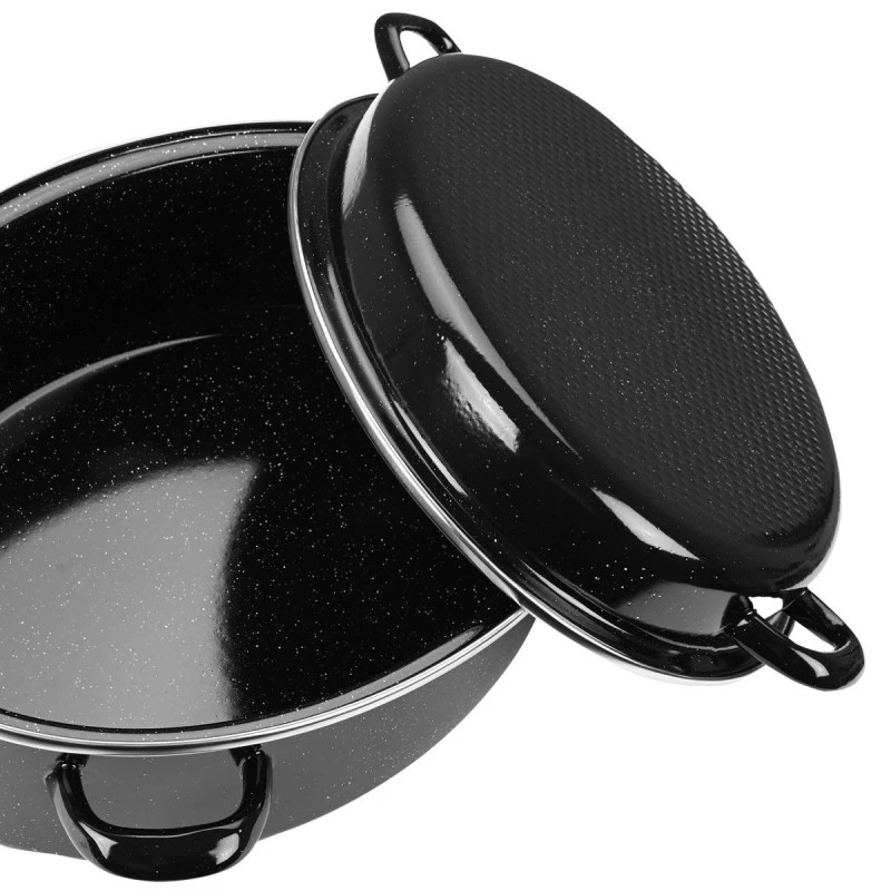 CASSEROLE DISH ENAMEL PREMIUM 38x28x16cm 6.3lt