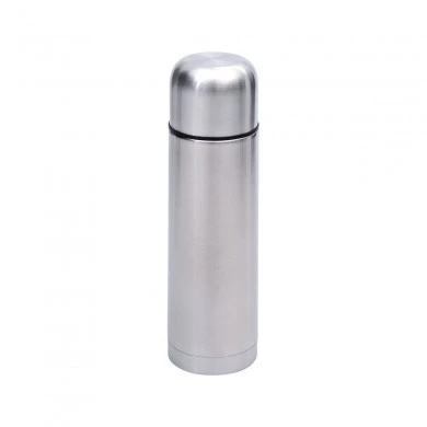 THERMOS FLASK WITH PUSH BUTTON VALVE STAINLESS STEEL 0.75lt