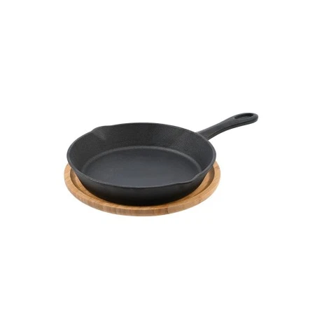 BASE FOR CAST IRON PAN BAMBOO 18.6x1.5cm