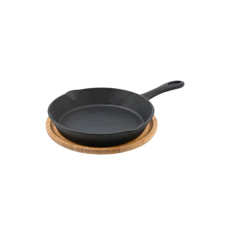 BASE FOR CAST IRON PAN BAMBOO 18.6x1.5cm