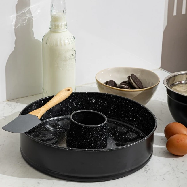 SPRINGFORM PAN STONE CARBON STEEL 28.5x7cm