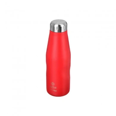 INSULATED BOTTLE TRAVEL FLASK SAVE THE AEGEAN 500ml SCARLET RED