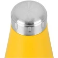 INSULATED BOTTLE TRAVEL FLASK SAVE THE AEGEAN 500ml PINEAPPLE YELLOW