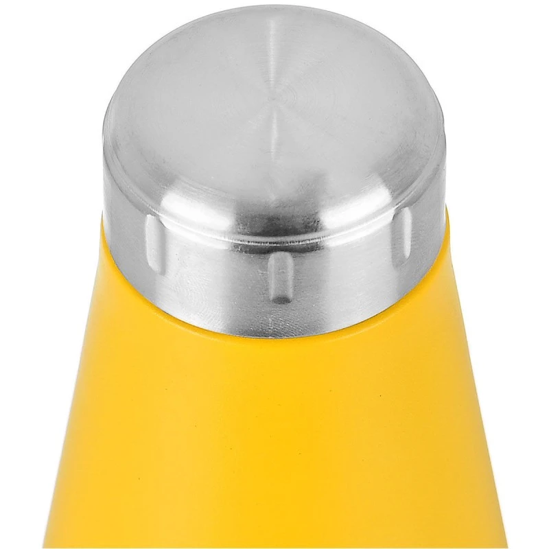 INSULATED BOTTLE TRAVEL FLASK SAVE THE AEGEAN 500ml PINEAPPLE YELLOW