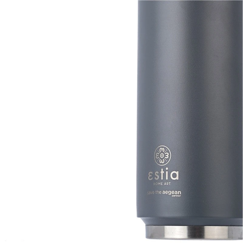 ESTIA ΘΕΡΜΟΣ TRAVEL CUP SAVE THE AEGEAN 500ml FJORD GREY