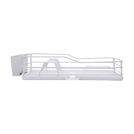 DISH RACK SINGLE TIER METALLIC 43x31cm WHITE