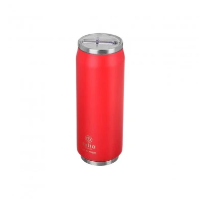 INSULATED TRAVEL CUP SAVE THE AEGEAN 500ml SCARLET RED