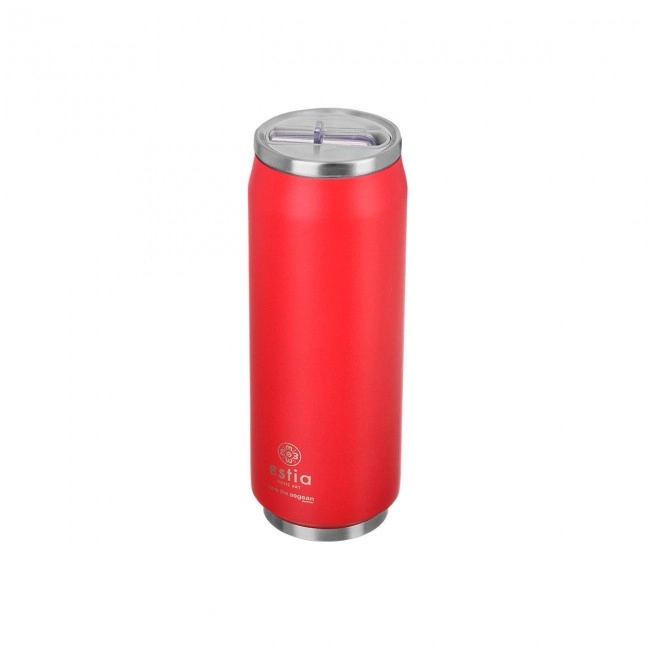 ESTIA ΘΕΡΜΟΣ TRAVEL CUP SAVE THE AEGEAN 500ml SCARLET RED