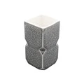 TOOTHBRUSH HOLDER FENG SHUI CERAMIC GREY
