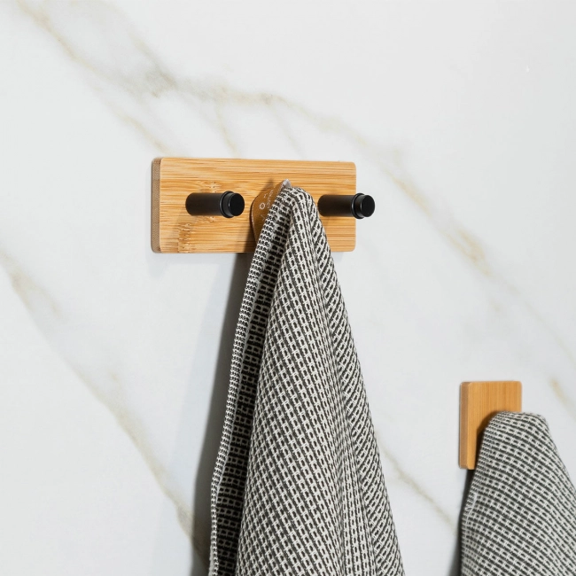 ESTIA ΚΡΕΜΑΣΤΡΑ ΕΠΙΤΟΙΧΙΑ BAMBOO ESSENTIALS ΜΕΤΑΛΛΙΚΗ 3 ΘΕΣΕΩΝ