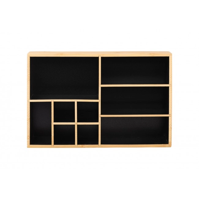 ESTIA ΘΗΚΗ ΟΡΓΑΝΩΣΗΣ ΚΑΛΛΥΝΤΙΚΩΝ BAMBOO 9 ΘΕΣΕΩΝ 33x21x9cm