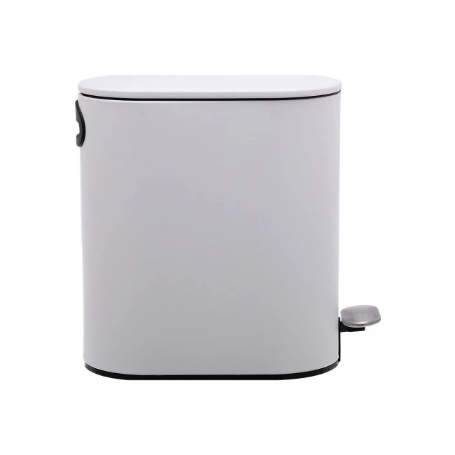 ESTIA ΧΑΡΤΟΔΟΧΕΙΟ ΜΠΑΝΙΟΥ SLIM SOFT CLOSE 5lt ΜΑΤ ΛΕΥΚΟ