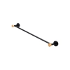 ESTIA ΠΕΤΣΕΤΟΘΗΚΗ ΕΠΙΤΟΙΧΙΑ BAMBOO ESSENTIALS ΜΟΝΗ ΜΕΤΑΛΛΙΚΗ 9x65.4x5.2 ΜΑΥΡΗ
