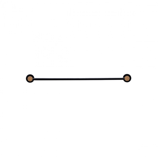 ESTIA ΠΕΤΣΕΤΟΘΗΚΗ ΕΠΙΤΟΙΧΙΑ BAMBOO ESSENTIALS ΜΟΝΗ ΜΕΤΑΛΛΙΚΗ 9x65.4x5.2 ΜΑΥΡΗ
