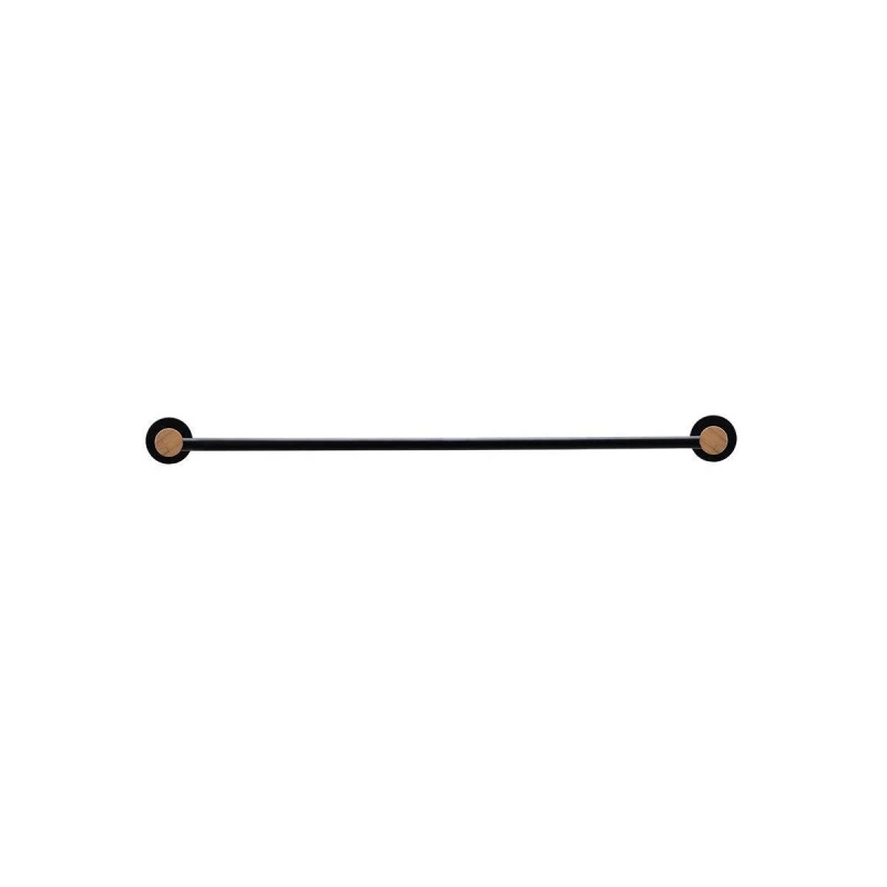 ESTIA ΠΕΤΣΕΤΟΘΗΚΗ ΕΠΙΤΟΙΧΙΑ BAMBOO ESSENTIALS ΜΟΝΗ ΜΕΤΑΛΛΙΚΗ 9x65.4x5.2 ΜΑΥΡΗ