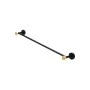 WALL MOUNTED PAPER HOLDER BAMBOO ESSENTIALS SINGLE METALLIC 9x65.4x5.2 BLACK