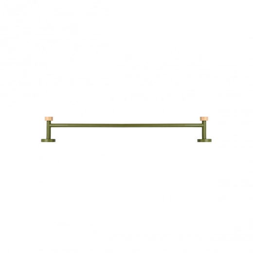 ESTIA ΠΕΤΣΕΤΟΘΗΚΗ ΕΠΙΤΟΙΧΙΑ OLIVE SERIES  ΜΟΝΗ ΜΕΤΑΛΛΙΚΗ/BAMBOO 9x65.4x5.2 ΛΑΔΙ
