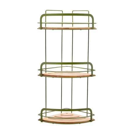 ESTIA ΕΤΑΖΕΡΑOLIVE SERIES  ΜΕΤΑΛΛΙΚΗ ΓΩΝΙΑΚΗ 3 ΘΕΣΕΩΝ 49x19.5x19.5cm ΛΑΔΙ