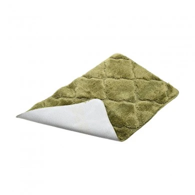 BATHROOM MAT MICROFIBER OLIVE SERIES 70x45cm NON-SLIP OLIVE