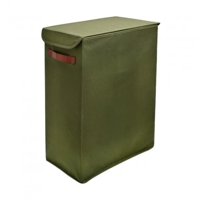 LAUNDRY BASKET POLYESTER OLIVE SERIES 38x20x55 OLIVE
