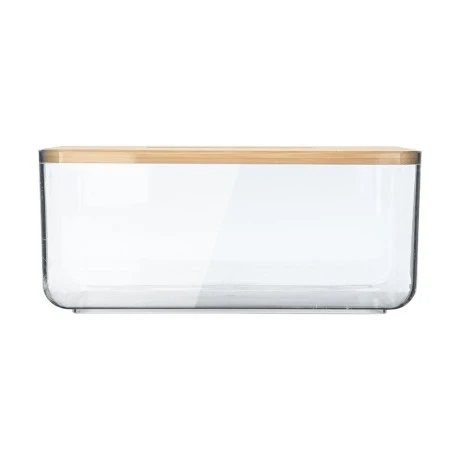 TISSUE HOLDER BAMBOO 23x13x10cm