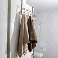DOOR HANGER METALLIC 41x7.5x23cm 8 HOOKS BLACK