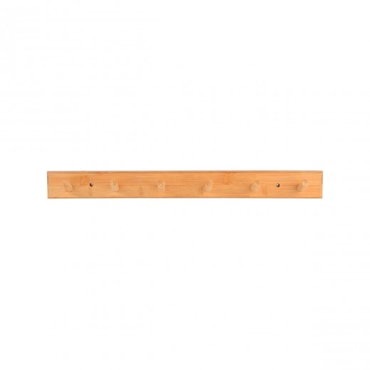 ESTIA ΚΡΕΜΑΣΤΡΑ ΤΟΙΧΟΥ BAMBOO 59x6x7cm 6 ΘΕΣΕΩΝ