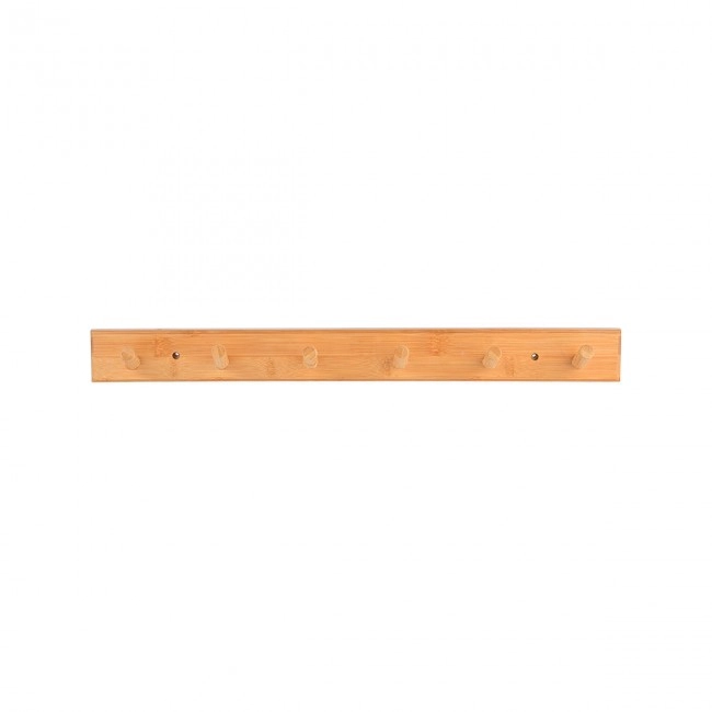 ESTIA ΚΡΕΜΑΣΤΡΑ ΤΟΙΧΟΥ BAMBOO 59x6x7cm 6 ΘΕΣΕΩΝ
