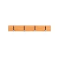 WALL HANGER WOODEN 40x5.5x1.8cm WITH 4 FOLDABLE HOOKS