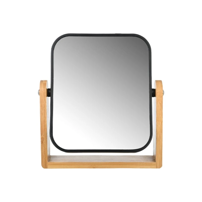 TABLE MIRROR BAMBOO ESSENTIALS ROTATING DOUBLE-SIDED